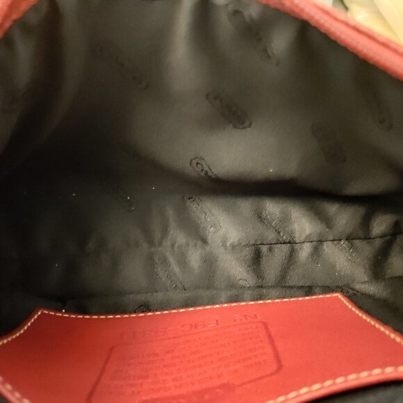 Vintage COACH Bleeker 9311 in Red EUC - Picture 4 of 6